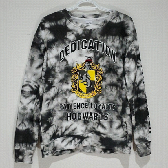 Harry potter small black and grey long sleeve crewneck sweater - Picture 1 of 8